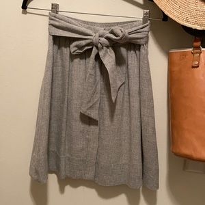 Club Monaco tie waist knitted bow skirt